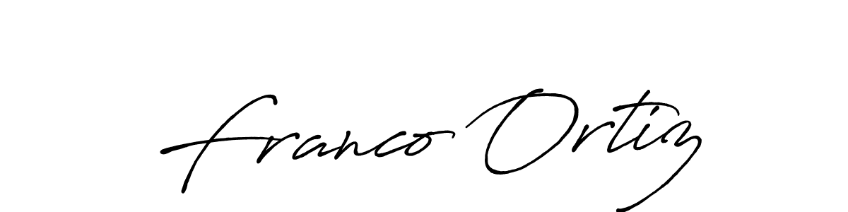 Once you've used our free online signature maker to create your best signature Antro_Vectra_Bolder style, it's time to enjoy all of the benefits that Franco Ortiz name signing documents. Franco Ortiz signature style 7 images and pictures png