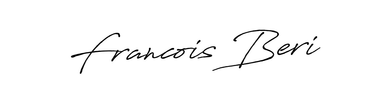 Create a beautiful signature design for name Francois Beri. With this signature (Antro_Vectra_Bolder) fonts, you can make a handwritten signature for free. Francois Beri signature style 7 images and pictures png