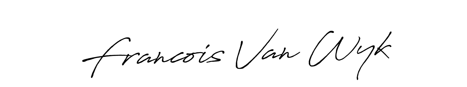 Once you've used our free online signature maker to create your best signature Antro_Vectra_Bolder style, it's time to enjoy all of the benefits that Francois Van Wyk name signing documents. Francois Van Wyk signature style 7 images and pictures png