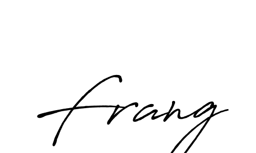 Create a beautiful signature design for name Frang. With this signature (Antro_Vectra_Bolder) fonts, you can make a handwritten signature for free. Frang signature style 7 images and pictures png