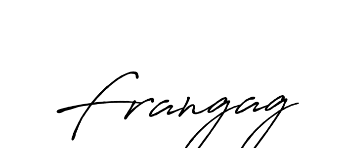 Design your own signature with our free online signature maker. With this signature software, you can create a handwritten (Antro_Vectra_Bolder) signature for name Frangag. Frangag signature style 7 images and pictures png