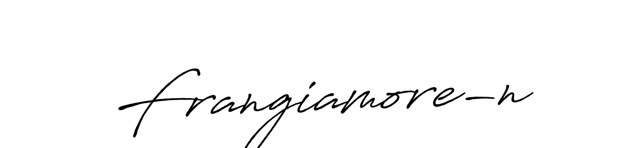 How to make Frangiamore-n signature? Antro_Vectra_Bolder is a professional autograph style. Create handwritten signature for Frangiamore-n name. Frangiamore-n signature style 7 images and pictures png