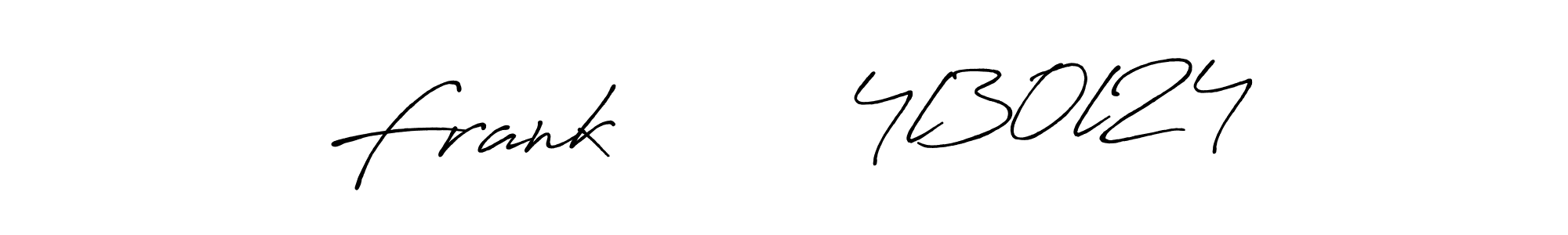 Also we have Frank        4l30l24 name is the best signature style. Create professional handwritten signature collection using Antro_Vectra_Bolder autograph style. Frank        4l30l24 signature style 7 images and pictures png