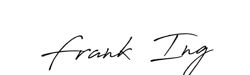 Also we have Frank  Ing name is the best signature style. Create professional handwritten signature collection using Antro_Vectra_Bolder autograph style. Frank  Ing signature style 7 images and pictures png