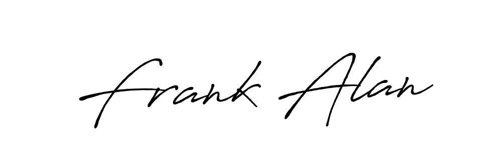 Make a beautiful signature design for name Frank Alan. Use this online signature maker to create a handwritten signature for free. Frank Alan signature style 7 images and pictures png