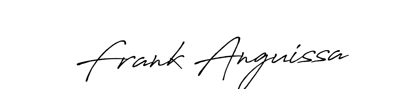 Make a beautiful signature design for name Frank Anguissa. With this signature (Antro_Vectra_Bolder) style, you can create a handwritten signature for free. Frank Anguissa signature style 7 images and pictures png