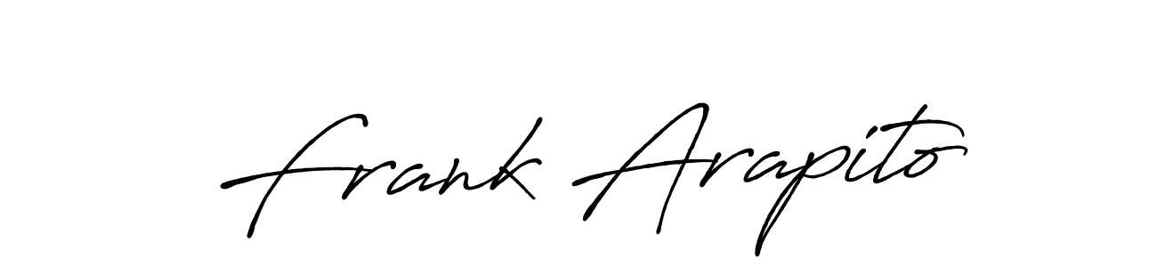 Also we have Frank Arapito name is the best signature style. Create professional handwritten signature collection using Antro_Vectra_Bolder autograph style. Frank Arapito signature style 7 images and pictures png