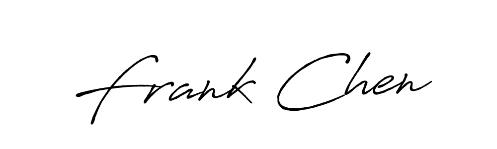 Frank Chen stylish signature style. Best Handwritten Sign (Antro_Vectra_Bolder) for my name. Handwritten Signature Collection Ideas for my name Frank Chen. Frank Chen signature style 7 images and pictures png