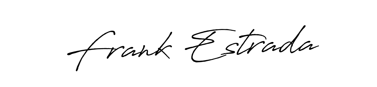 Also You can easily find your signature by using the search form. We will create Frank Estrada name handwritten signature images for you free of cost using Antro_Vectra_Bolder sign style. Frank Estrada signature style 7 images and pictures png