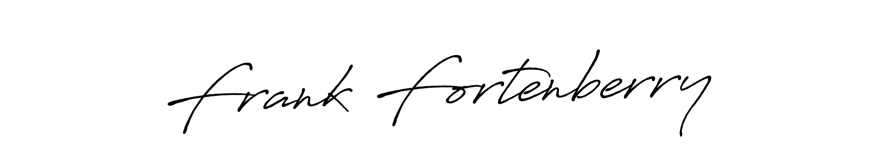 Make a beautiful signature design for name Frank Fortenberry. With this signature (Antro_Vectra_Bolder) style, you can create a handwritten signature for free. Frank Fortenberry signature style 7 images and pictures png