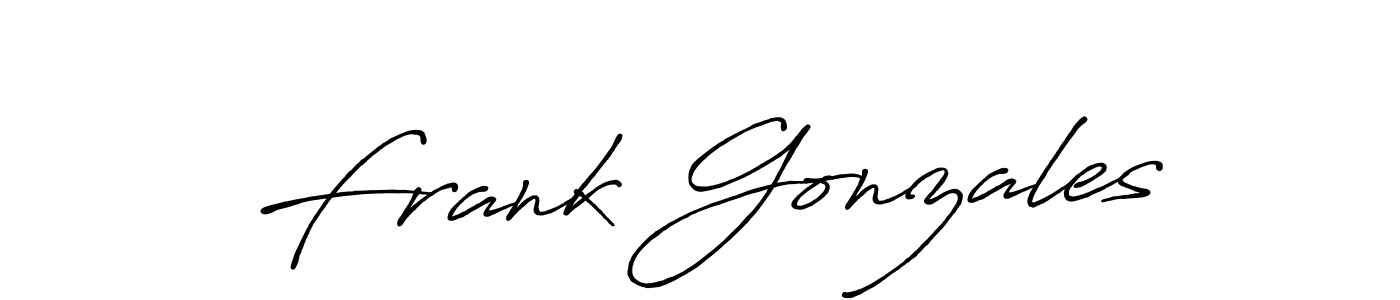 Design your own signature with our free online signature maker. With this signature software, you can create a handwritten (Antro_Vectra_Bolder) signature for name Frank Gonzales. Frank Gonzales signature style 7 images and pictures png