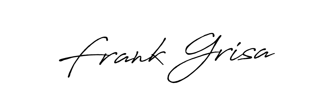 Make a short Frank Grisa signature style. Manage your documents anywhere anytime using Antro_Vectra_Bolder. Create and add eSignatures, submit forms, share and send files easily. Frank Grisa signature style 7 images and pictures png