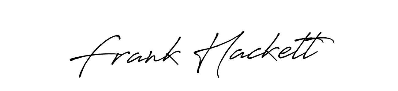 Create a beautiful signature design for name Frank Hackett. With this signature (Antro_Vectra_Bolder) fonts, you can make a handwritten signature for free. Frank Hackett signature style 7 images and pictures png