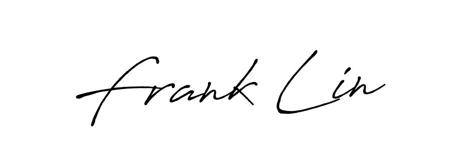 Frank Lin stylish signature style. Best Handwritten Sign (Antro_Vectra_Bolder) for my name. Handwritten Signature Collection Ideas for my name Frank Lin. Frank Lin signature style 7 images and pictures png