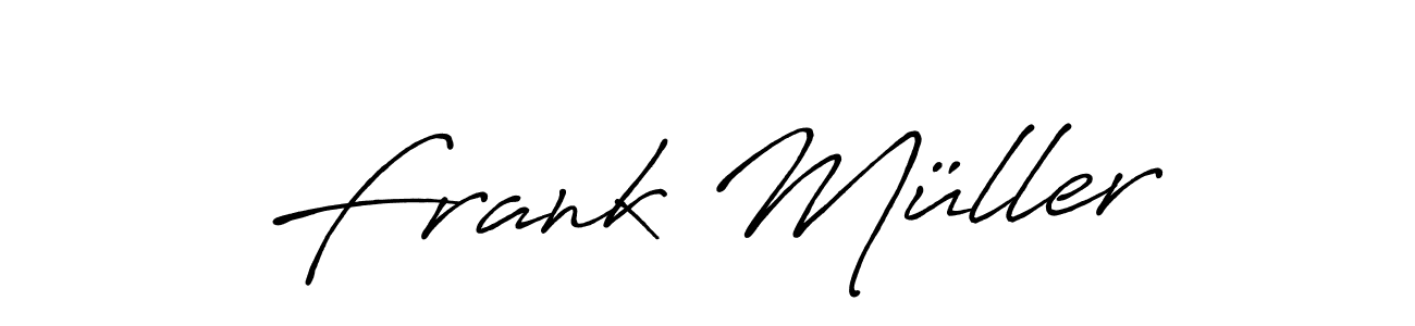 Frank Müller stylish signature style. Best Handwritten Sign (Antro_Vectra_Bolder) for my name. Handwritten Signature Collection Ideas for my name Frank Müller. Frank Müller signature style 7 images and pictures png