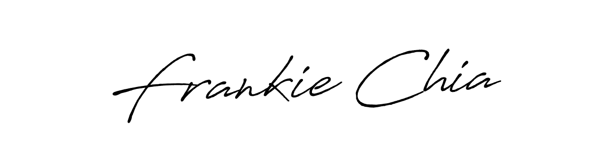 Use a signature maker to create a handwritten signature online. With this signature software, you can design (Antro_Vectra_Bolder) your own signature for name Frankie Chia. Frankie Chia signature style 7 images and pictures png
