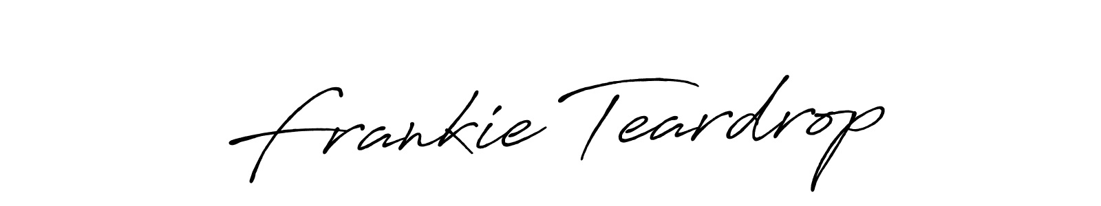 Also You can easily find your signature by using the search form. We will create Frankie Teardrop name handwritten signature images for you free of cost using Antro_Vectra_Bolder sign style. Frankie Teardrop signature style 7 images and pictures png