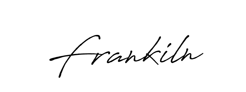 Make a beautiful signature design for name Frankiln. With this signature (Antro_Vectra_Bolder) style, you can create a handwritten signature for free. Frankiln signature style 7 images and pictures png