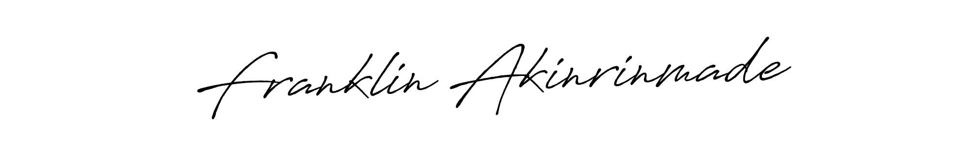 It looks lik you need a new signature style for name Franklin Akinrinmade. Design unique handwritten (Antro_Vectra_Bolder) signature with our free signature maker in just a few clicks. Franklin Akinrinmade signature style 7 images and pictures png