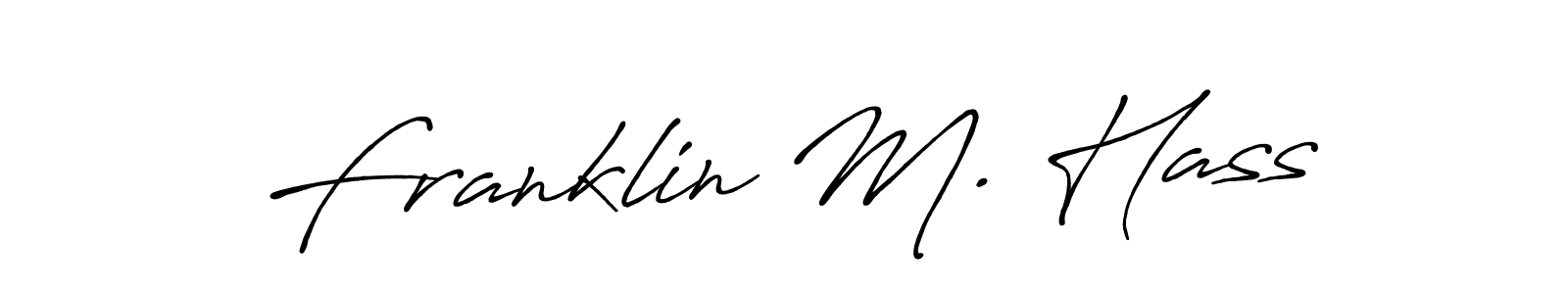 How to Draw Franklin M. Hass signature style? Antro_Vectra_Bolder is a latest design signature styles for name Franklin M. Hass. Franklin M. Hass signature style 7 images and pictures png