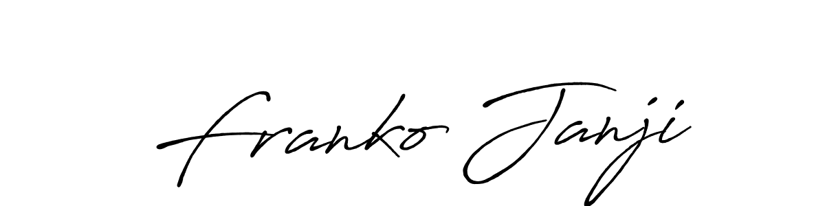 Antro_Vectra_Bolder is a professional signature style that is perfect for those who want to add a touch of class to their signature. It is also a great choice for those who want to make their signature more unique. Get Franko Janji name to fancy signature for free. Franko Janji signature style 7 images and pictures png