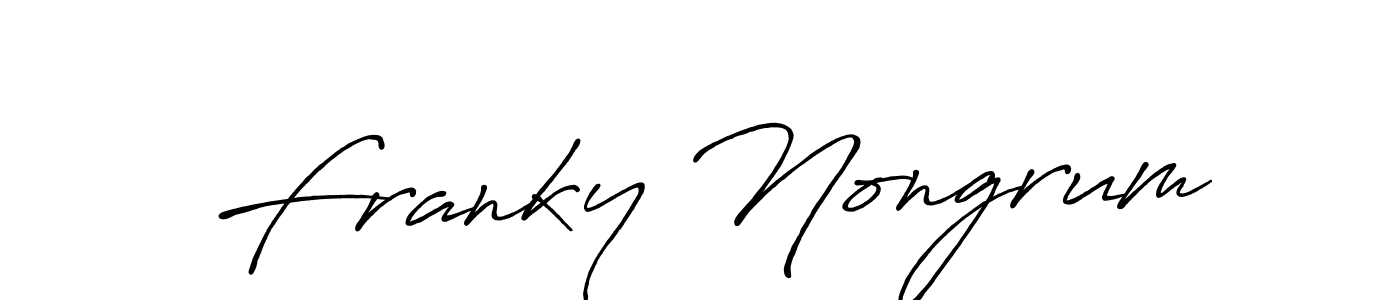 Once you've used our free online signature maker to create your best signature Antro_Vectra_Bolder style, it's time to enjoy all of the benefits that Franky Nongrum name signing documents. Franky Nongrum signature style 7 images and pictures png