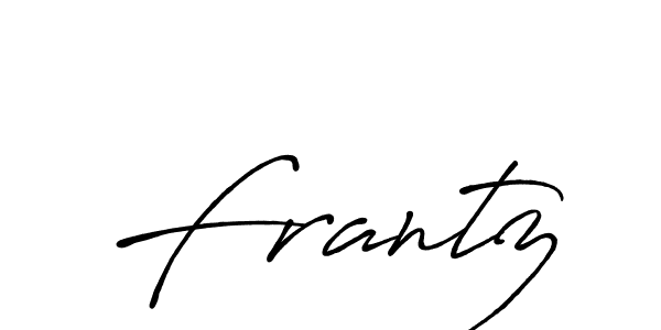 How to make Frantz signature? Antro_Vectra_Bolder is a professional autograph style. Create handwritten signature for Frantz name. Frantz signature style 7 images and pictures png