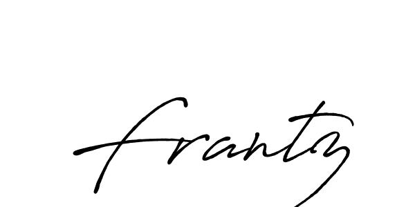 Use a signature maker to create a handwritten signature online. With this signature software, you can design (Antro_Vectra_Bolder) your own signature for name Frantz. Frantz signature style 7 images and pictures png