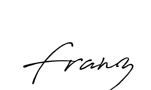 Create a beautiful signature design for name Franz. With this signature (Antro_Vectra_Bolder) fonts, you can make a handwritten signature for free. Franz signature style 7 images and pictures png