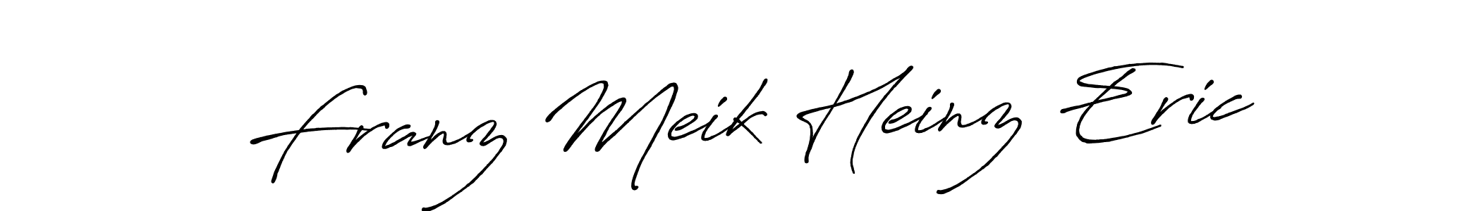 Make a beautiful signature design for name Franz Meik Heinz Eric. Use this online signature maker to create a handwritten signature for free. Franz Meik Heinz Eric signature style 7 images and pictures png
