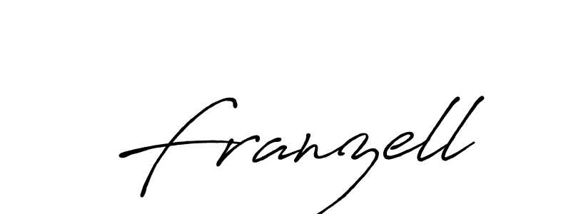 Use a signature maker to create a handwritten signature online. With this signature software, you can design (Antro_Vectra_Bolder) your own signature for name Franzell. Franzell signature style 7 images and pictures png