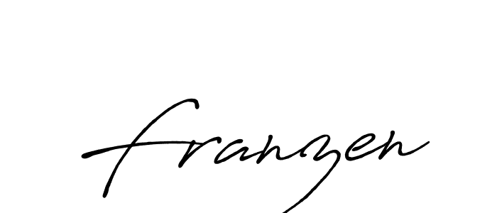 Make a beautiful signature design for name Franzen. Use this online signature maker to create a handwritten signature for free. Franzen signature style 7 images and pictures png