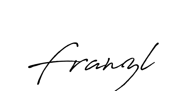 Make a beautiful signature design for name Franzl. With this signature (Antro_Vectra_Bolder) style, you can create a handwritten signature for free. Franzl signature style 7 images and pictures png