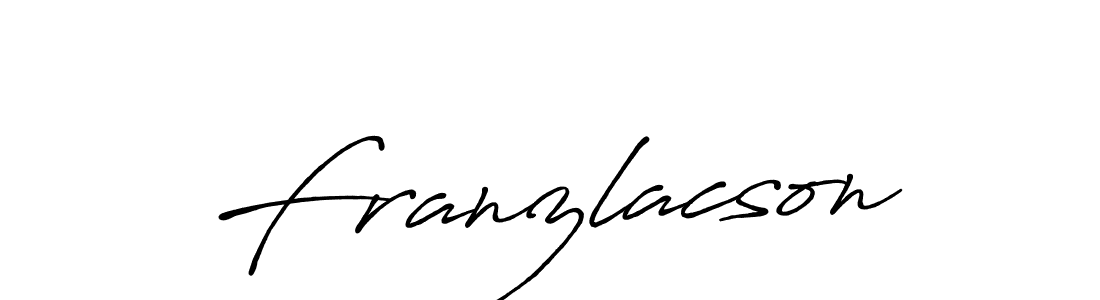 Create a beautiful signature design for name Franzlacson. With this signature (Antro_Vectra_Bolder) fonts, you can make a handwritten signature for free. Franzlacson signature style 7 images and pictures png