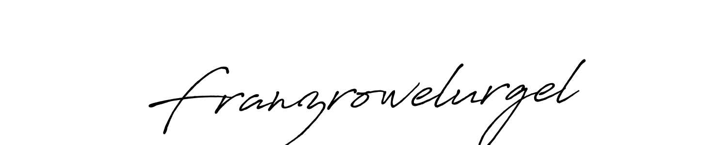 Make a short Franzrowelurgel signature style. Manage your documents anywhere anytime using Antro_Vectra_Bolder. Create and add eSignatures, submit forms, share and send files easily. Franzrowelurgel signature style 7 images and pictures png