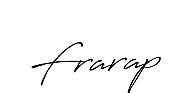 Create a beautiful signature design for name Frarap. With this signature (Antro_Vectra_Bolder) fonts, you can make a handwritten signature for free. Frarap signature style 7 images and pictures png