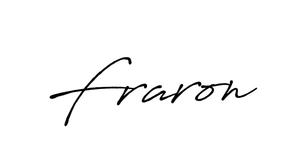 You should practise on your own different ways (Antro_Vectra_Bolder) to write your name (Fraron) in signature. don't let someone else do it for you. Fraron signature style 7 images and pictures png