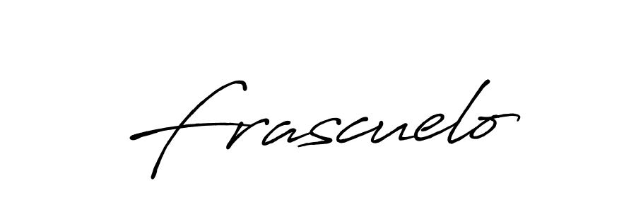 This is the best signature style for the Frascuelo name. Also you like these signature font (Antro_Vectra_Bolder). Mix name signature. Frascuelo signature style 7 images and pictures png