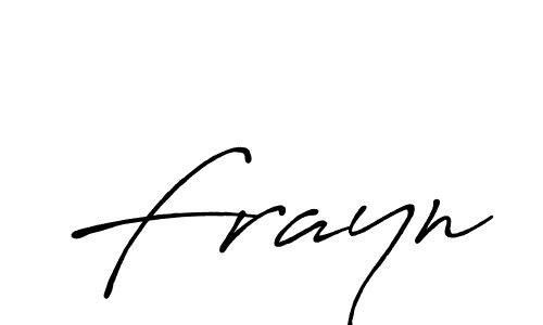 Create a beautiful signature design for name Frayn. With this signature (Antro_Vectra_Bolder) fonts, you can make a handwritten signature for free. Frayn signature style 7 images and pictures png