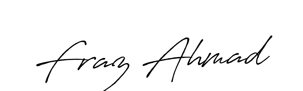 Once you've used our free online signature maker to create your best signature Antro_Vectra_Bolder style, it's time to enjoy all of the benefits that Fraz Ahmad name signing documents. Fraz Ahmad signature style 7 images and pictures png