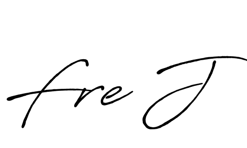 Once you've used our free online signature maker to create your best signature Antro_Vectra_Bolder style, it's time to enjoy all of the benefits that Fre J name signing documents. Fre J signature style 7 images and pictures png