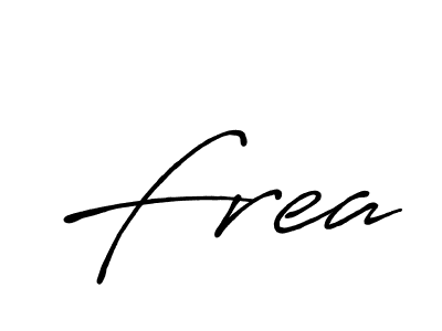 Make a beautiful signature design for name Frea. Use this online signature maker to create a handwritten signature for free. Frea signature style 7 images and pictures png