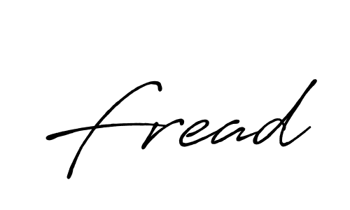 Make a beautiful signature design for name Fread. With this signature (Antro_Vectra_Bolder) style, you can create a handwritten signature for free. Fread signature style 7 images and pictures png