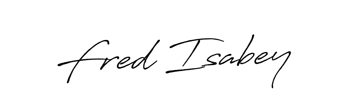 Use a signature maker to create a handwritten signature online. With this signature software, you can design (Antro_Vectra_Bolder) your own signature for name Fred Isabey. Fred Isabey signature style 7 images and pictures png