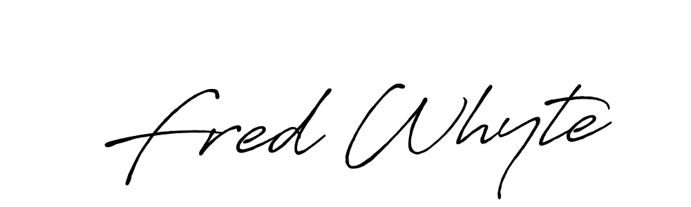 Best and Professional Signature Style for Fred Whyte. Antro_Vectra_Bolder Best Signature Style Collection. Fred Whyte signature style 7 images and pictures png