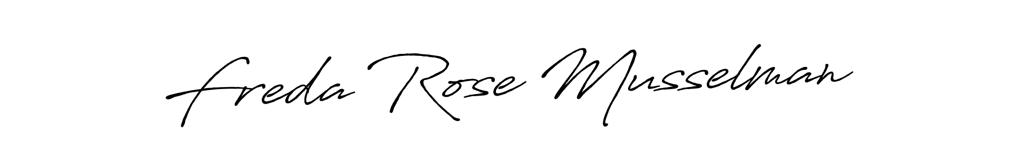 Also You can easily find your signature by using the search form. We will create Freda Rose Musselman name handwritten signature images for you free of cost using Antro_Vectra_Bolder sign style. Freda Rose Musselman signature style 7 images and pictures png