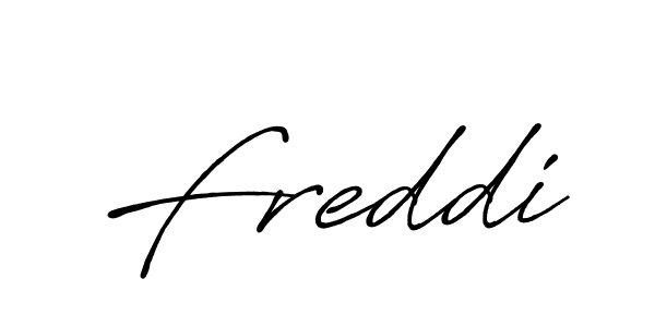 Make a beautiful signature design for name Freddi. With this signature (Antro_Vectra_Bolder) style, you can create a handwritten signature for free. Freddi signature style 7 images and pictures png