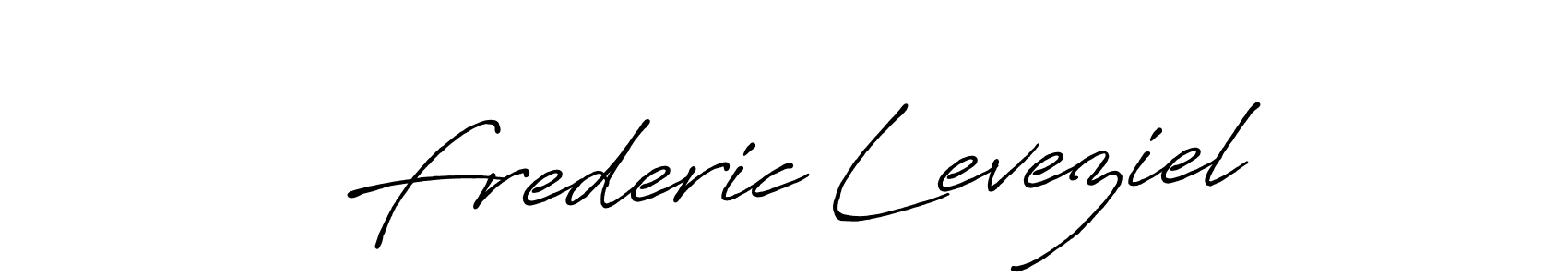 Create a beautiful signature design for name Frederic Leveziel. With this signature (Antro_Vectra_Bolder) fonts, you can make a handwritten signature for free. Frederic Leveziel signature style 7 images and pictures png