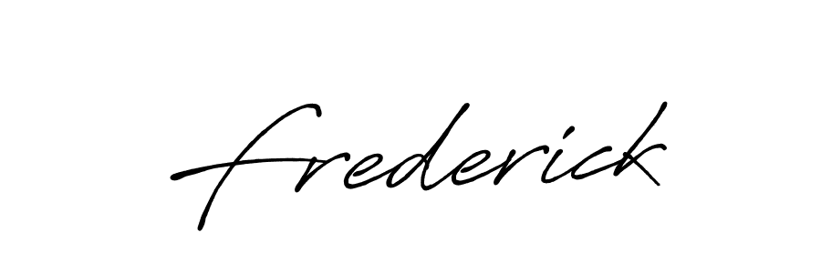 It looks lik you need a new signature style for name Frederick. Design unique handwritten (Antro_Vectra_Bolder) signature with our free signature maker in just a few clicks. Frederick signature style 7 images and pictures png