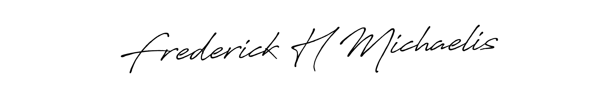 Once you've used our free online signature maker to create your best signature Antro_Vectra_Bolder style, it's time to enjoy all of the benefits that Frederick H Michaelis name signing documents. Frederick H Michaelis signature style 7 images and pictures png